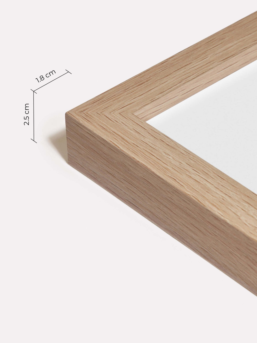 Classic Frame, Oak, A4 - Close-up view