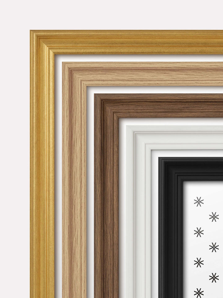 Decorative frames in multiple colours