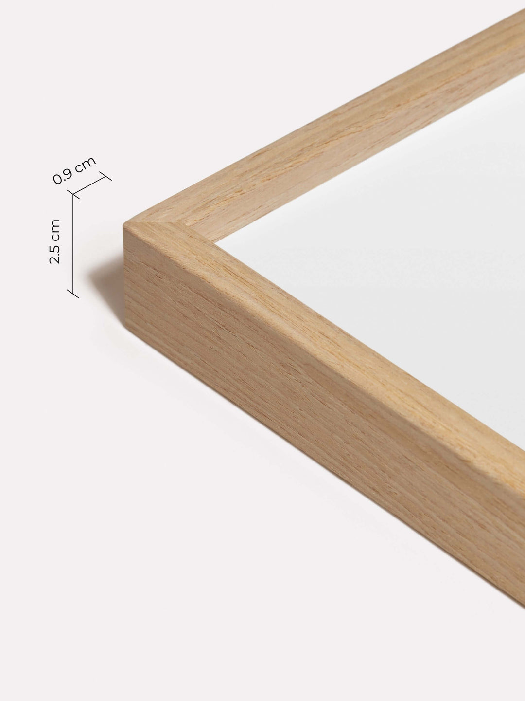 Thin Frame, Oak, 40x60 cm - Close-up view
