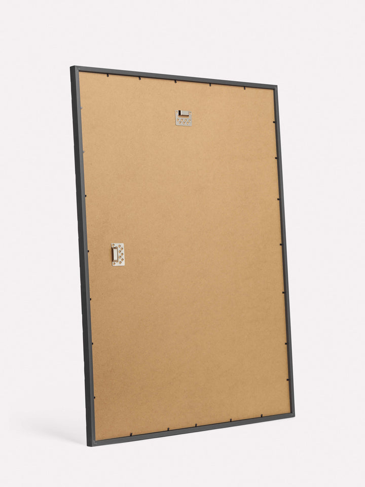 Bamboo Frame, Black, 60x80 cm - Back view