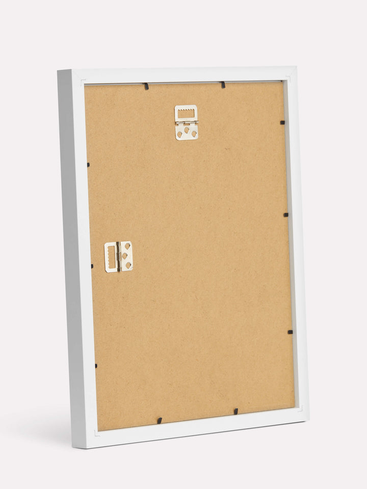 Bevelled Frame, White, 30x40 cm - Back view