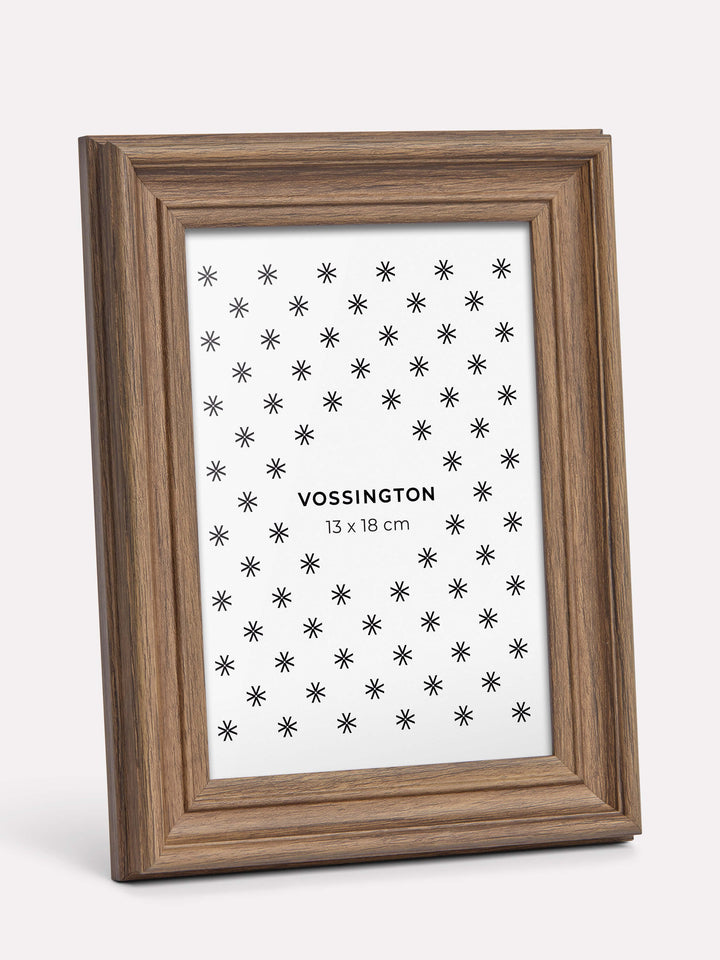 Decorative Frame, Walnut, 13x18 cm - Side view