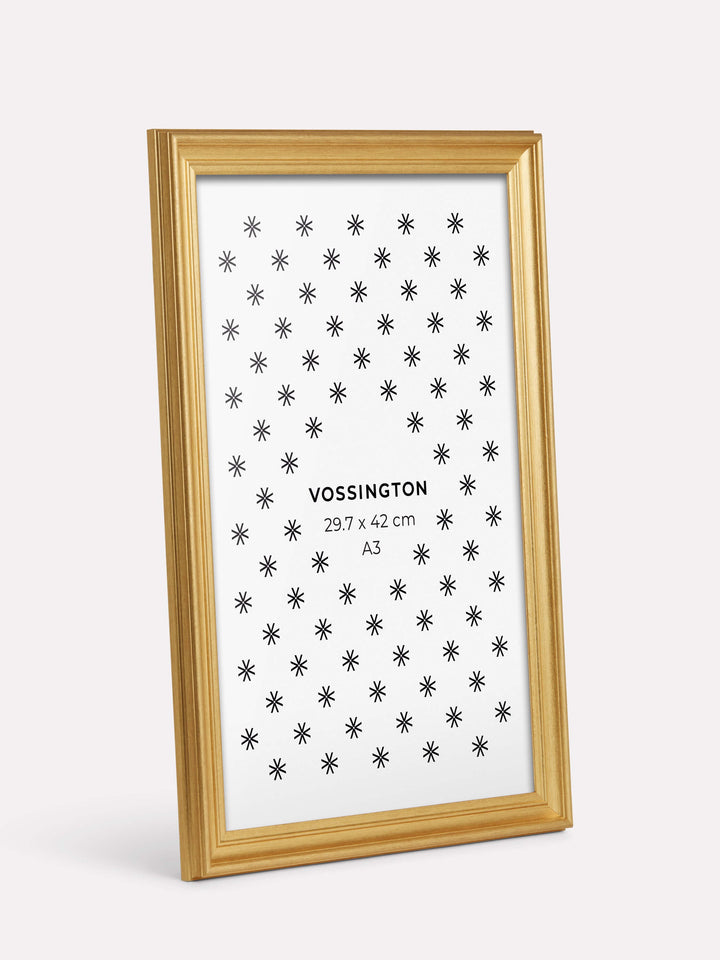 Decorative Frame, Gold, A3 - Side view