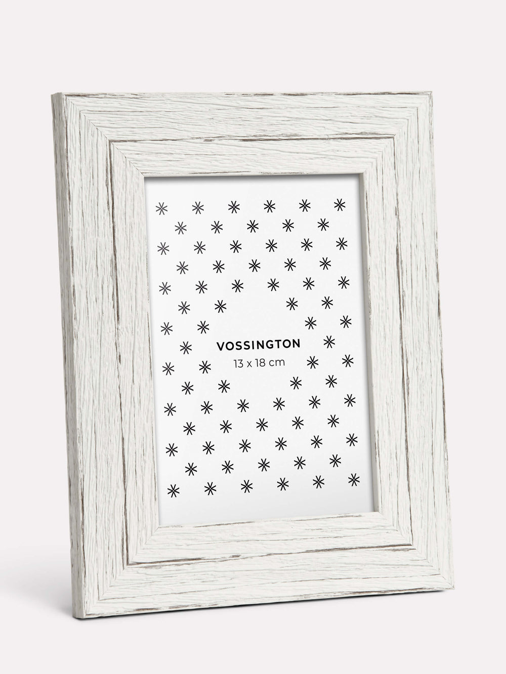 Rustic Frame, White, 13x18 cm - Side view